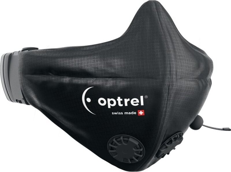 Optrel - Mund-Nasenmaske schwarz POM,Polyester,PU Ventil 2 St.