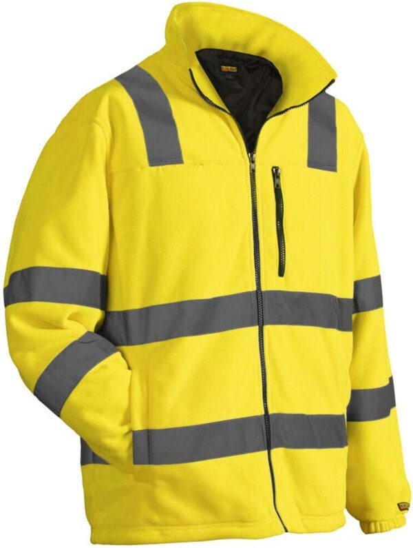 Blakläder Warnschutz-Fleecejacke, gelb, Unisex-Größe: l