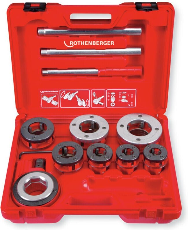 Rothenberger - super CUT-Set bspt R,1/2-2" im Koffer - 070892X