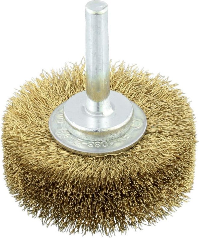 Rundbürste Messingdraht 6 mm 50 mm gewellt - Osborn