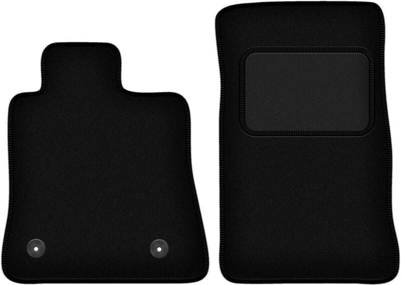 Schwarze Velours-Fußmatten für: Chevrolet Camaro VI Coupé (2015-2020)