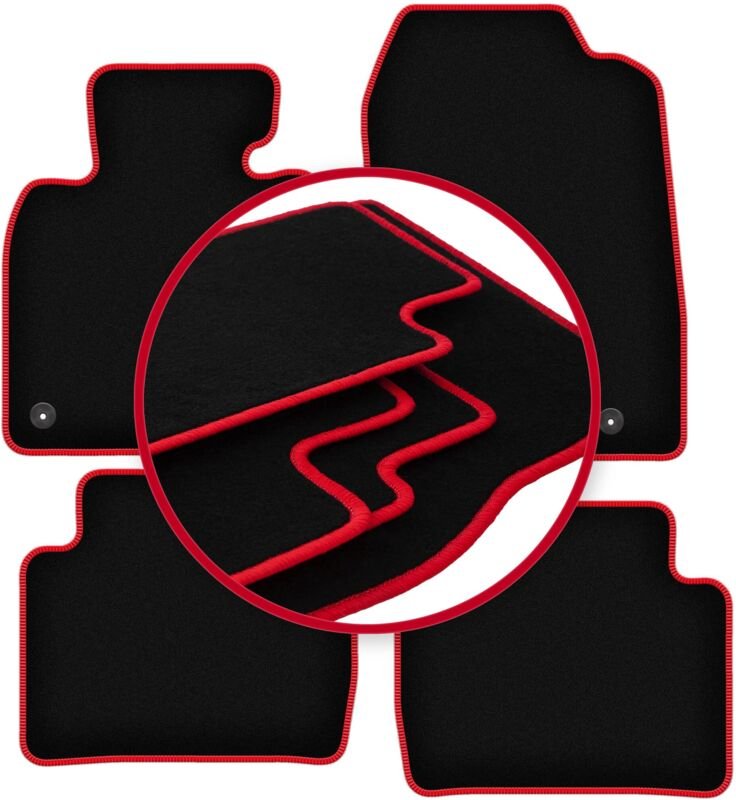 CARLUX-RED Autofußmatten für: Mazda CX-5 II SUV (2017-)