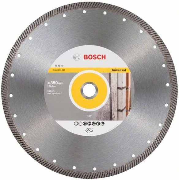 Bosch - Diamanttrennscheibe Expert for Universal Turbo 350 x 25,40 x 2,2 x 12 mm