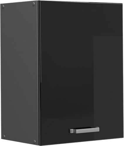 Hängeschrank R-Line, Schwarz Hochglanz, 45 cm Vicco