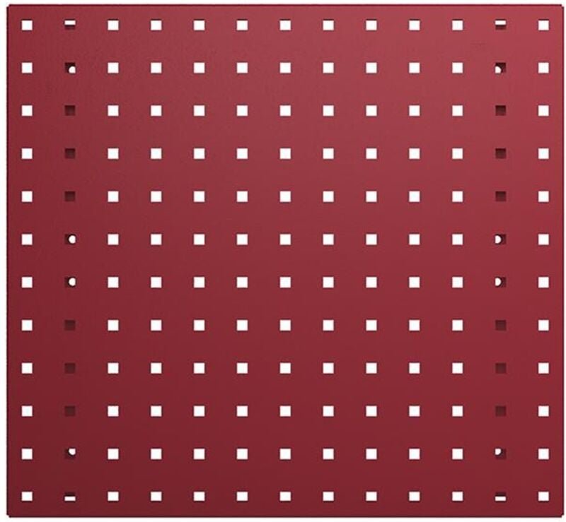 Lochplatte B1981xH457 mm, purpurrot ral 3004 - Bott