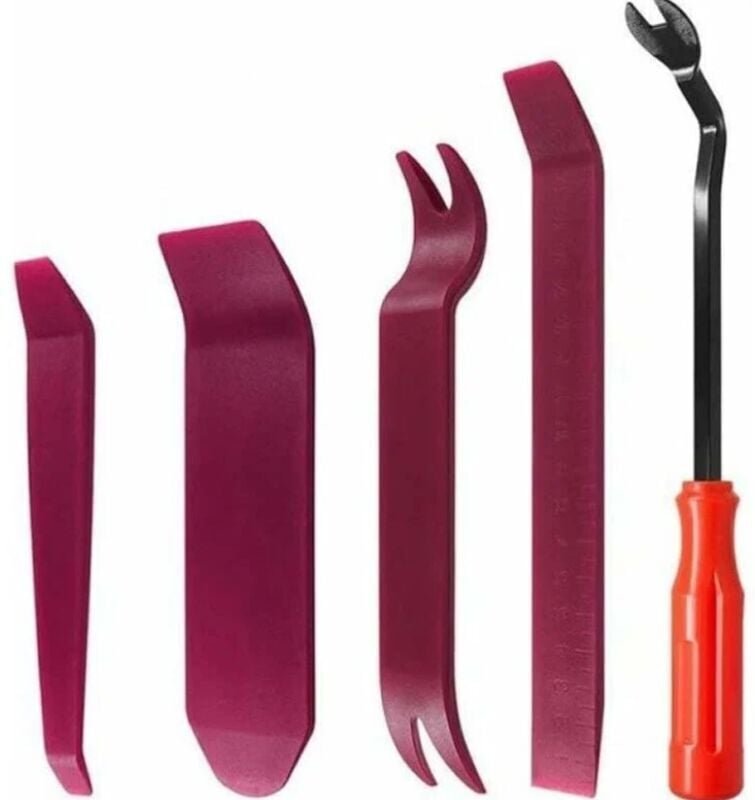 Strumento di smontaggio audio per auto KZQ pannello interno della porta, leva in plastica, cacciavite con fibbia, set di...