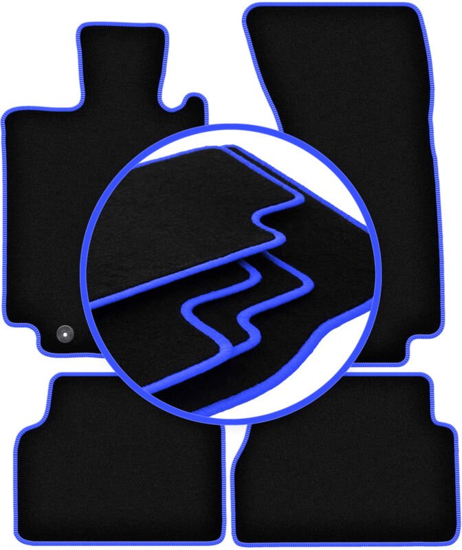 Thumbnail - CARLUX-BLUE Autofußmatten für: Mercedes S W220 4Matic kurz (1998-2005)