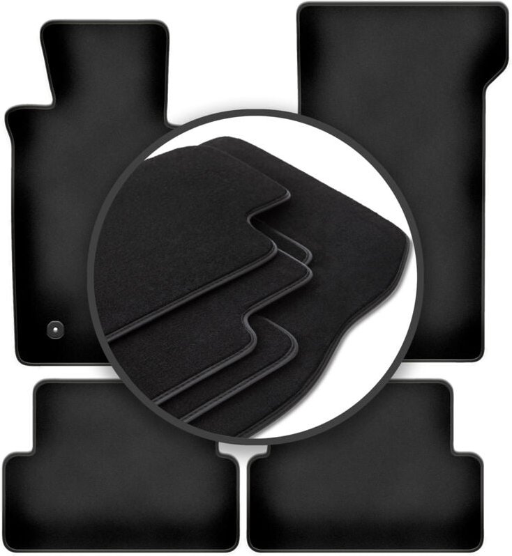 Premium Autoteppiche für: Mercedes SL R107 mit Katalysator Coupé, Cabrio (1985-1989)