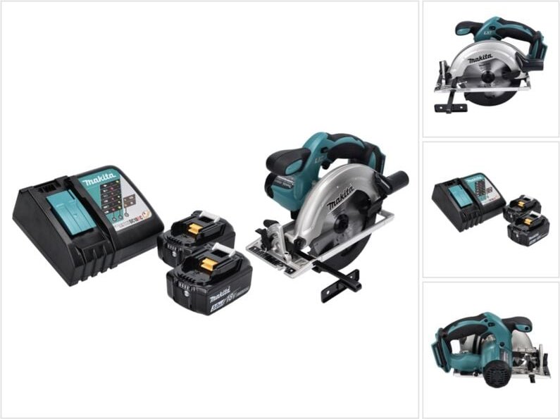 Makita - dss 611 rf Akku Handkreissäge 18 v 165 mm + 2x Akku 3,0 Ah + Ladegerät
