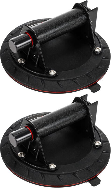 Saugheber 2x Saugheber Glasheber Saugnäpfe Einhandbedienung Glassauger max.120KG Saugheber - Swanew