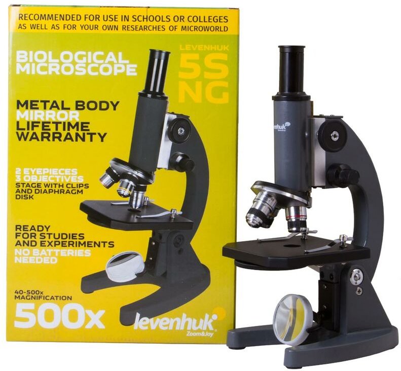 Monokulares Mikroskop Levenhuk 5S ng