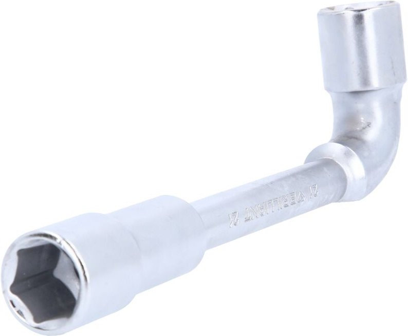 Doppel-Steckschlüssel, gekröpft, 21 mm