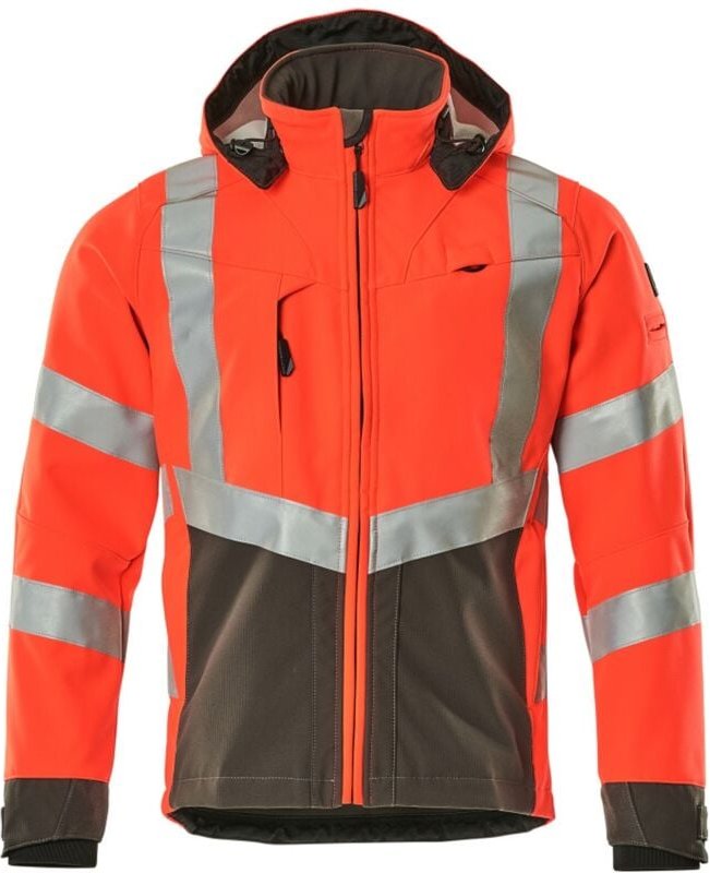 Safe supreme Soft Shell Jacke Blackpool 15502-246-22218 Gr. 4XL rot/dunkelanthrazit - Mascot