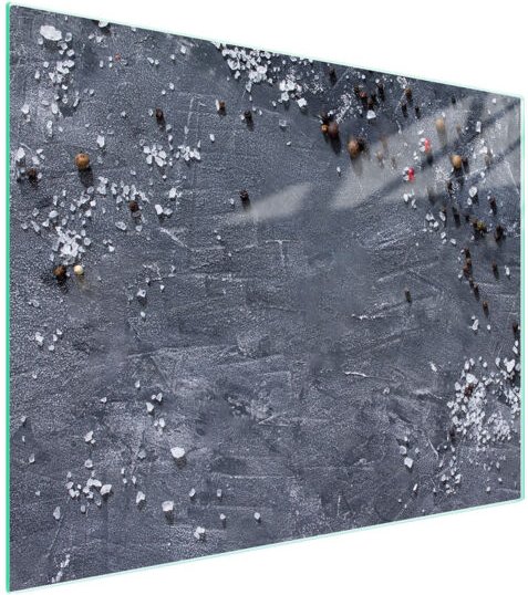 Glasschneidebrett 52x40 schiefer