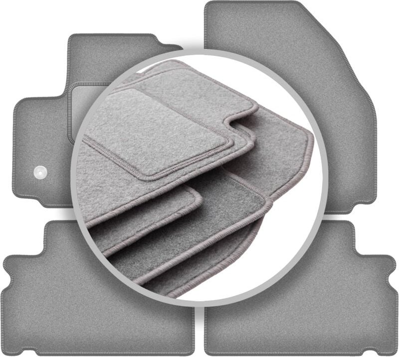 Graue Automatten für: Ford S-MAX MK1 Minivan (2012-2015)