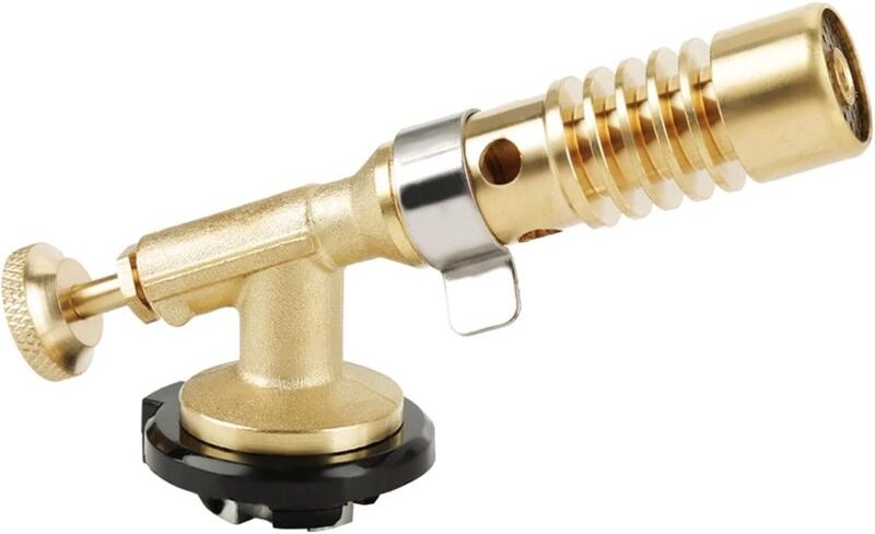 Cabezal de pistola de llama portátil profesional, apto para gas de cocina, pistola de llama de butano, encerado de barba...