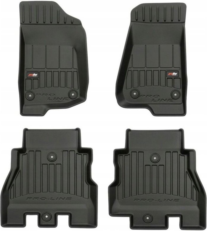 GUMMIMATTEN JEEP WRANGLER JL ab 2017 - 3D MULDE