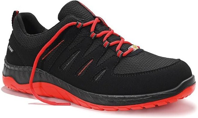 Elten Gmbh - elten Sicherheitshalbschuh 729561 maddox black-red Low esd S3, Gr. 43