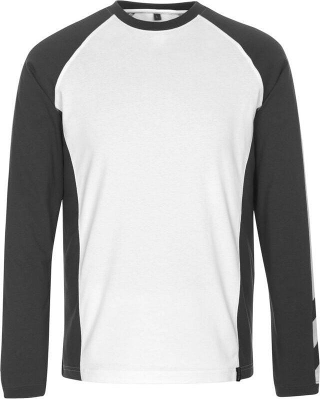 T-Shirt bielefeld unique langarm 50568 3XL weiss/dunkelanthrazit - Mascot