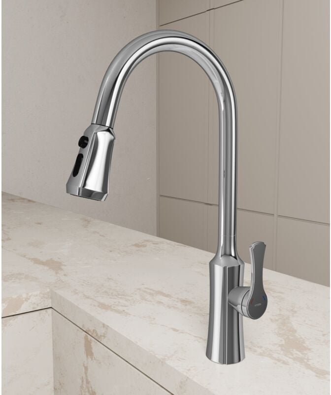 Kroos ® - Spültischarmatur Verchromt - Beata