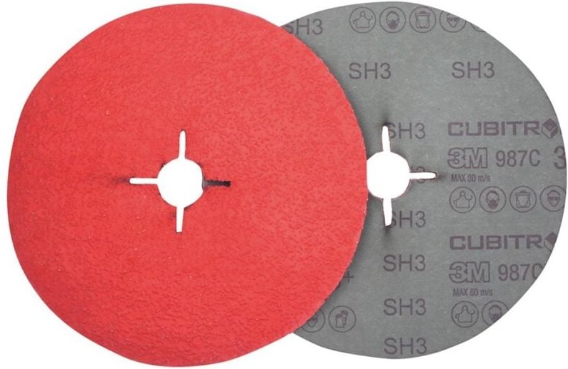 Thumbnail - Fiberschleifscheibe Cubitron ii 987C 180 mm P080+ - 3M