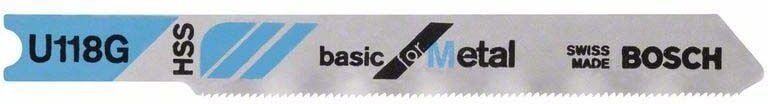 Bosch - 3x Stichsägeblatt u 118 g Basic for Metal - 2608631770