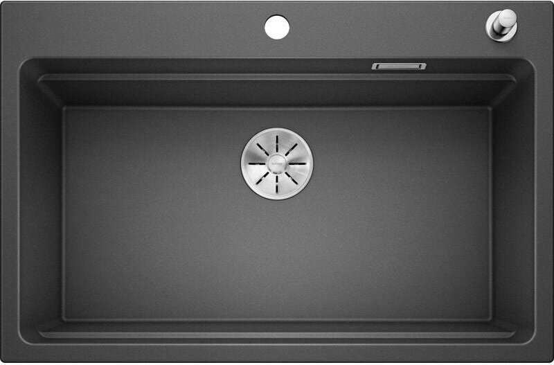 Blanco - Etagon 8 - Silgranitspüle, 78x51 cm, mit Schienen, InFino, Anthrazit 525177