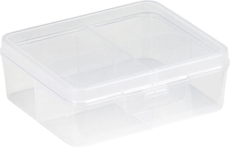 Sunware Sortierbox Q-Line 4 Fächer 14,6 x 13 x 53 cm Boxen, Körbchen & Kisten