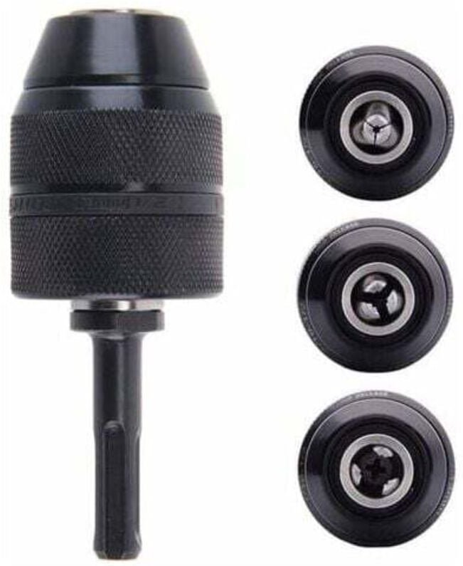 Sds Plus-Adapter, Schnellspann-Bohrfutter mit Selbstspannfunktion, 2–13 mm, robustes professionelles Bohrfutter, 1/2–20U...