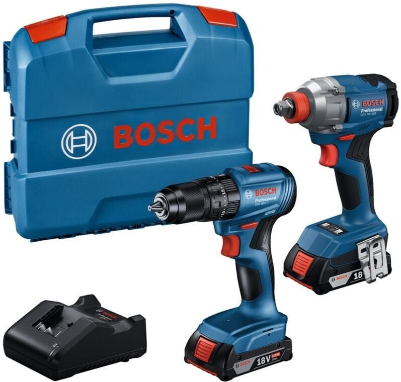 Kombi-Kit 18v Gdx 18v-285 + Gsb 185-Li 22.0ah - B 6019n2124