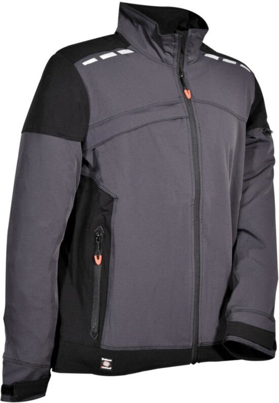 Cofra Arbeitsjacke 250 g/m², Shellwear, mit Reflexstreifen anthrazit 62