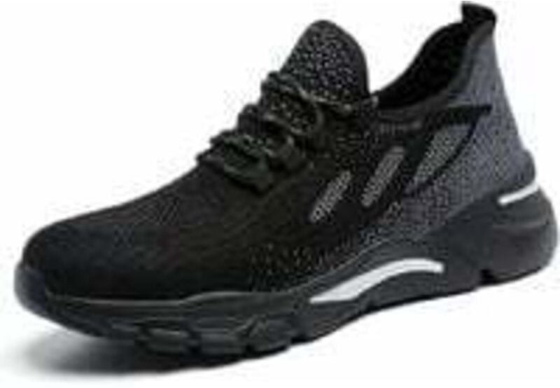 Sicherheitsschuhe Herren Damen Air Cushion Sneakers Leichte atmungsaktive Arbeitsschuhe Sicherheitsschuhe Schutzschuhe 4...
