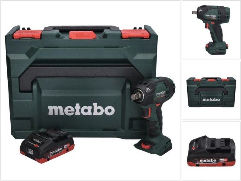 Ssw 18 ltx 300 bl Akku Schlagschrauber 18 v 300 Nm 1/2' Brushless + 1x Akku 4,0 Ah + x - ohne Ladegerät - Metabo