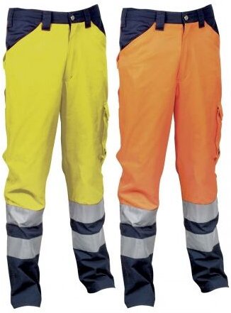 Encke Arbeitshose mit hoher Sichtbarkeit - m - Orange - Cofra