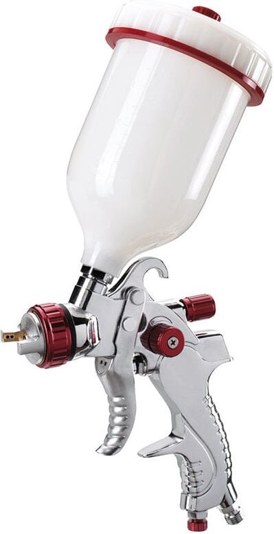 Hvlp lackierpistole druckluft sprühpistole farbspritzpistole 600 ml Fervi A061A