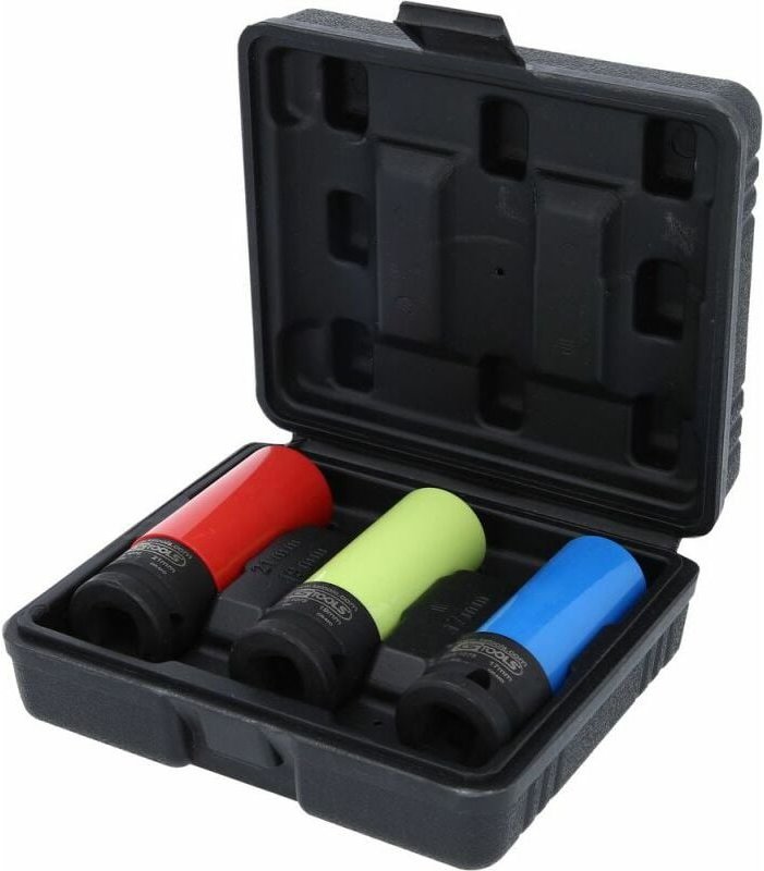 KS-Tools - 1/2' Alu-Felgen Kraft-Stecknuss-Satz robust, 3-tlg - 515.1070