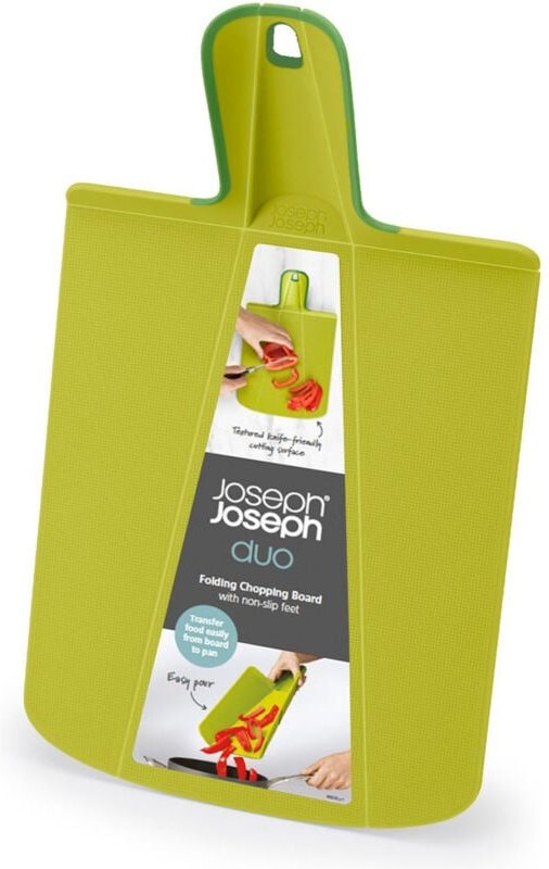 Klappbares Chop2Pot™ Plus Grünes klappbares Schneidebrett, Küche, rutschfest, kompaktes Design, einfache Lagerung, langl...