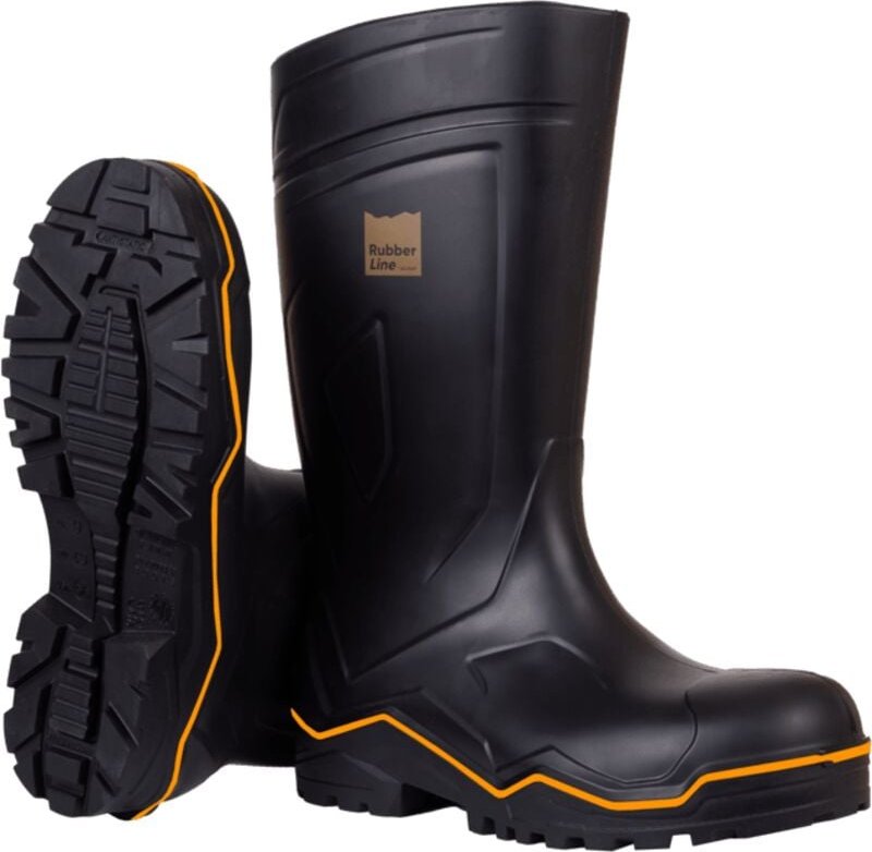 Solidur - Schwarze Sicherheitsstiefel S5 rubber line RLS5NR-43