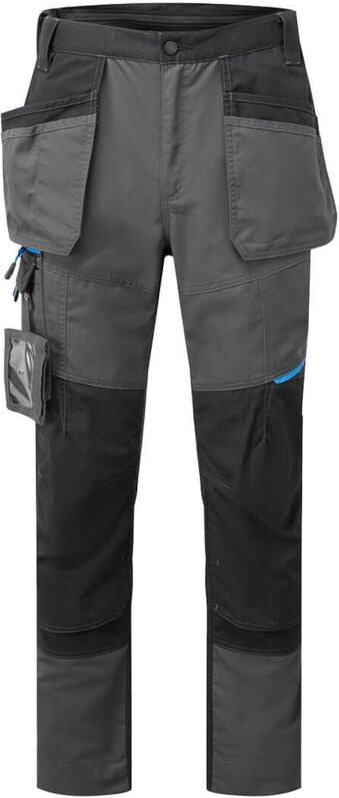 Arbeitshose WX3 mit 2 Taschen - Slim Fit Grau Metall XL - FR(50) - UK(40)