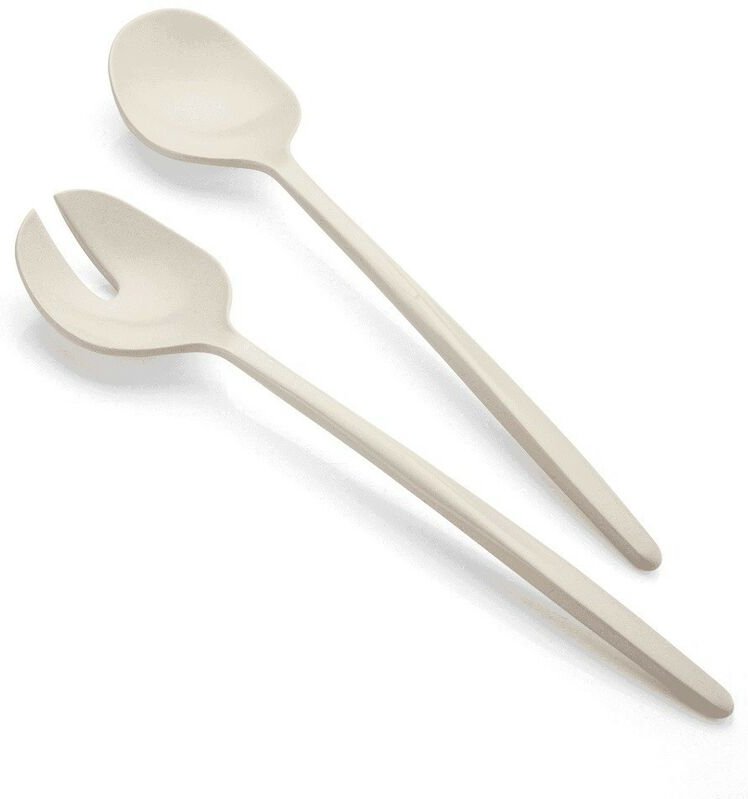 Tierra Guzzini Collection Salatbesteck weiße Farbe