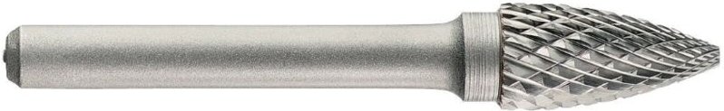 Thumbnail - Hartmetall-Feilenfräser Ogive mit Radius Normalverzahnung Spanbrecher Form d technic Tivoly 10318321000