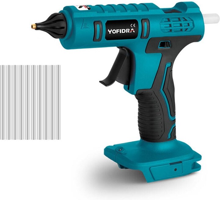 Heißklebepistole ø 11mm Akku Heissklebepistole Klebepistole Bastel Pistole Für Makita18V Batterie mit 10pcs Klebestiften...