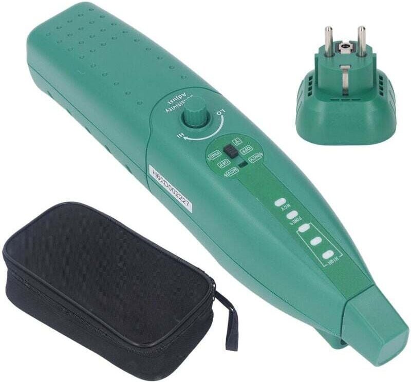 Automatischer Leistungsschalterfinder und Steckdosentester, automatische Suche, Steckdosentester-Set, EU-Stecker, 110–25...