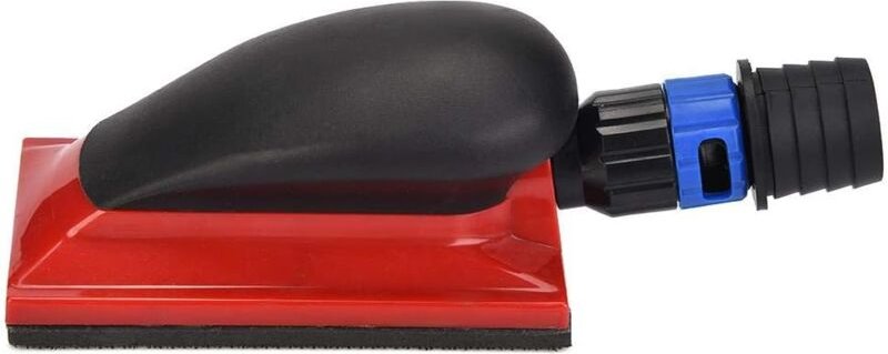 Aougo - Handstaubabsaug-Schleifblock für Holzbearbeitungsgeräte 125 x 70 mm