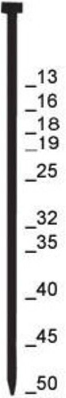 J40CNKHA Stauchkopfnägel (Brads) verzinkt geharzt