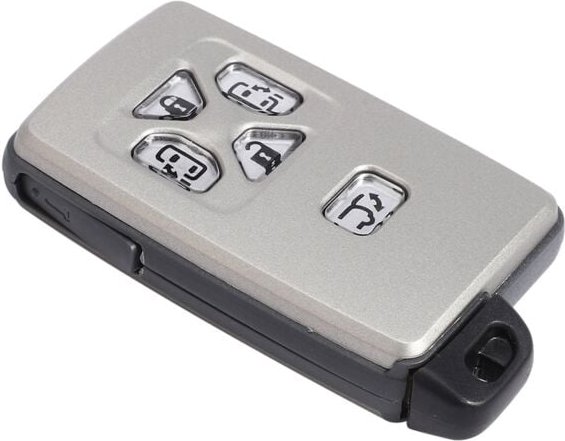 Thumbnail - Tlily - Auto Smart Card Remote Key Shell Fall Fob 5 Taste Für Alphard Estima Vellfire