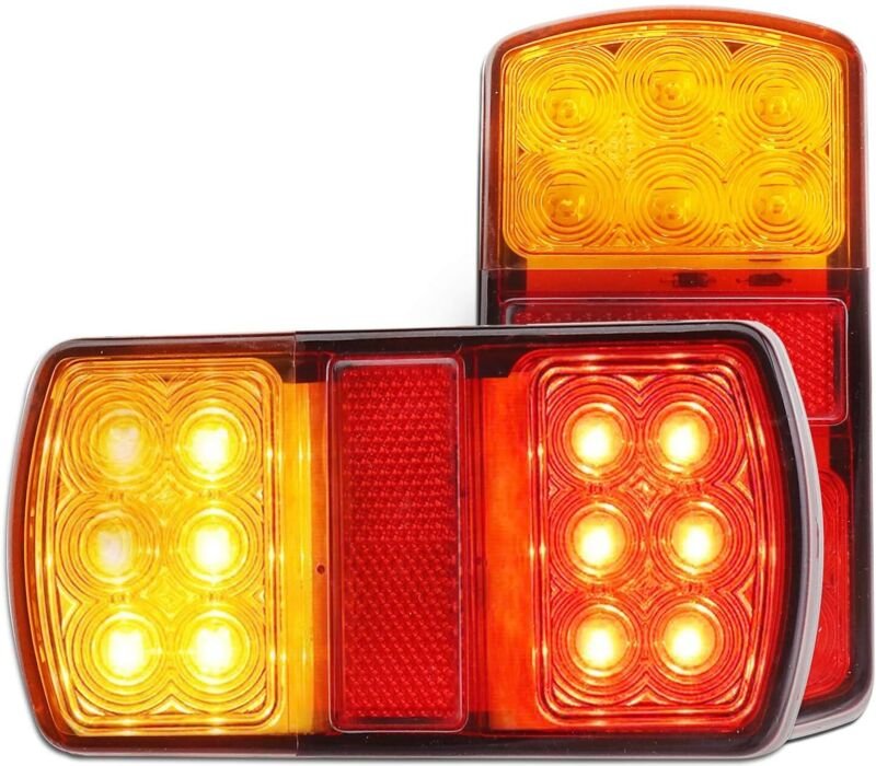 2er-Set Rückleuchten für PKW, Transporter, Anhänger, LKW, 12 V