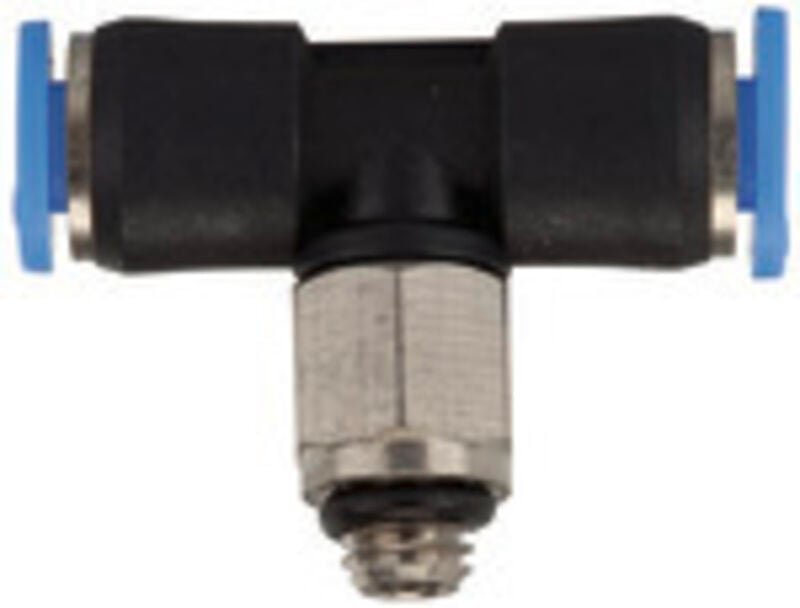 Riegler - T-Steckverschraubung »Blaue Serie« mini, drehbar, M6