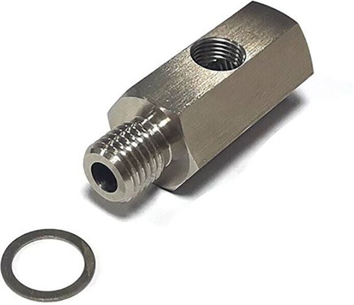 Thumbnail - Adattatore a t per sensore di pressione dell'olio turbo M12x1,5 1/8 npt in acciaio inossidabile Accessori per auto