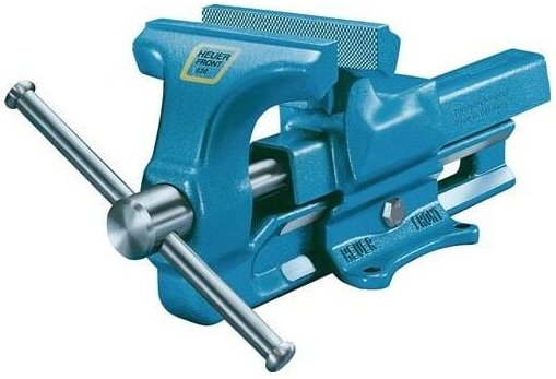 Schraubstock 140 mm, Amboss, Spannweite 200 mm, Werkbankschraubstock - Heuer